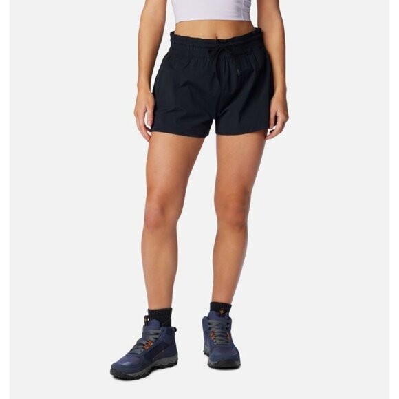 Columbia Boundless Trek Shorts With Omni Shield Womens XS Black - Picture 1 of 4